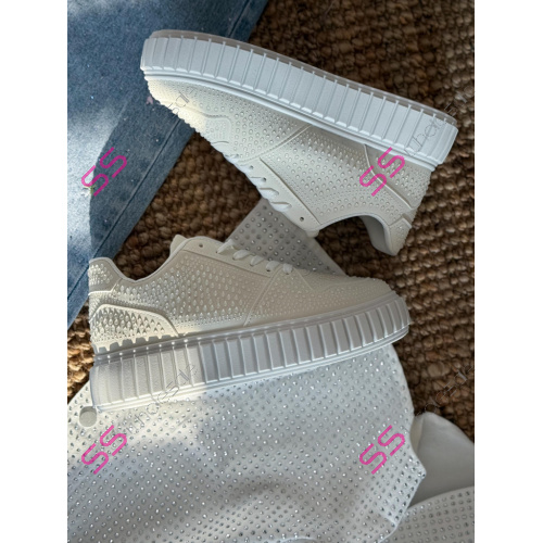 Platformové tenisky zdobené kamienkami BREDA