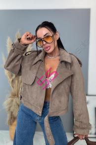 Krátka bunda s opaskom MIOLA