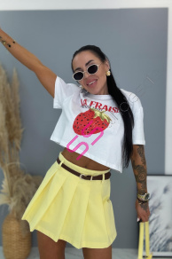 Crop-tričko s potlačou JARKA