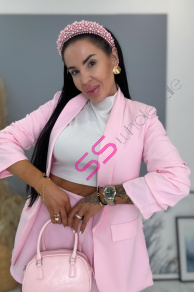 Baby pink dámske sako LILLA