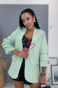 Mentolové dámske sako LILLA