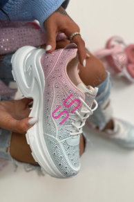 Trblietavé platformové tenisky SERRY