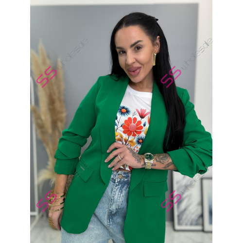 Tmavozelené dámske sako LILLA