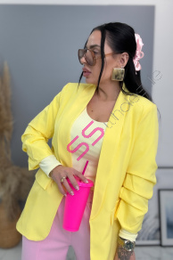 Žlté dámske sako LILLA