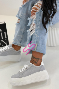 Trblietavé platformové tenisky NERIDA