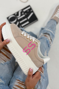 Trblietavé platformové tenisky NERIDA