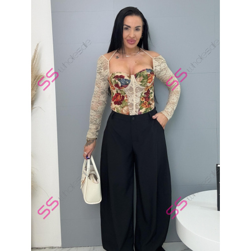 Balónové nohavice s gumeným pásom CARLA