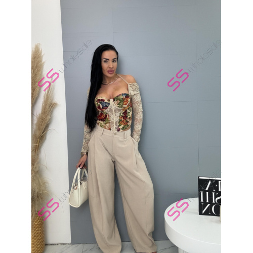  Balónové nohavice s gumeným pásom CARLA