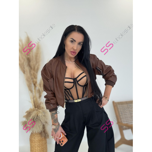 Koženková bunda DETTI