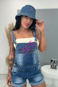 Denim šortky na traky GRETA