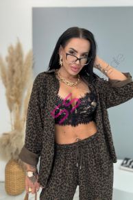 Dvojdielny komplet s leopardím vzorom ALBA