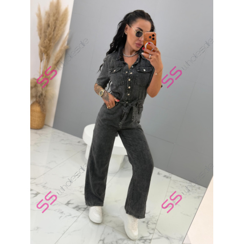 Denim overal s opaskom ZERTA