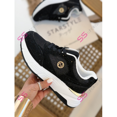 Platformové tenisky zdobené kamienkami CATIA