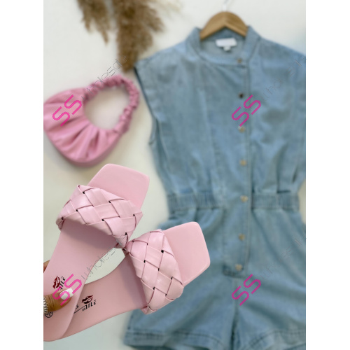 Pink dámske šľapky SOUL