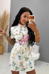 Denim šaty s opaskom SPRING