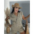Denim overal s leopardím vzorom SAFARI