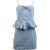Dievčenské bodkované šaty-
